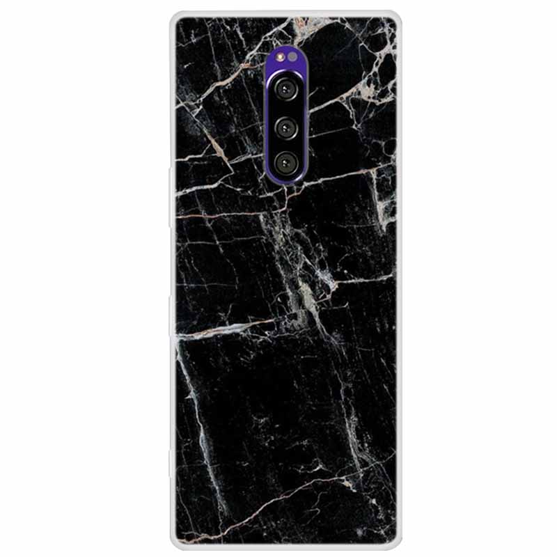 For Sony Xperia 1 Case Luxury Animals Transparent Cover for Sony Xperia1 XZ4 SO-03L SOV40 J8110 J9150 J8170 Phone Shells Covers