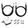 Sada těsnicích ventilů pro mini bagr pro otočné motory zařízení s hydraulickou hadicí 1/4 palce, závitové konce M14x1,5