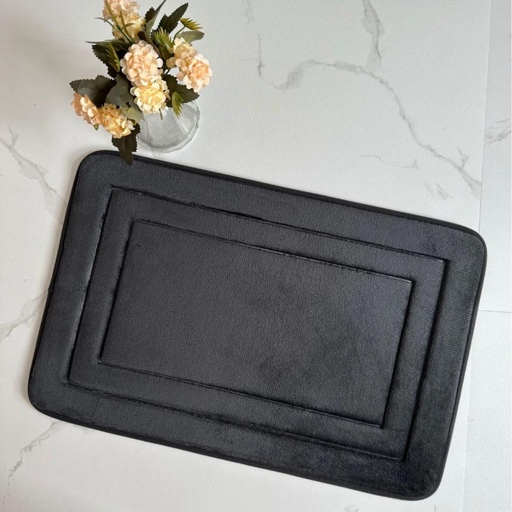 Thickening Bathroom Cashmere Mat Bath Non-slip Carpets In Wash Basin Bathtub  Floor Rug Shower Room Doormat Memory Foam 3D Pad