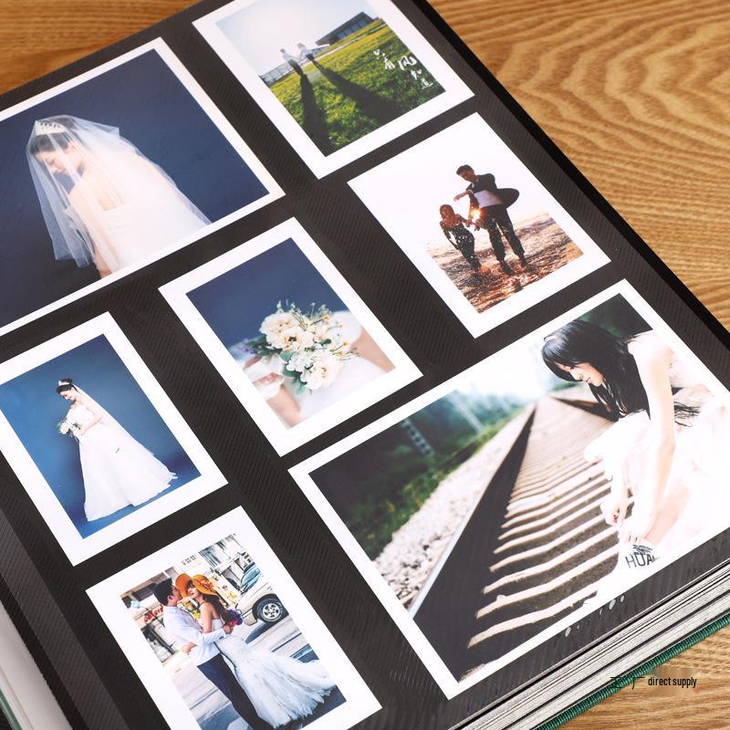 DIY Handmade Photo Album: Large Capacity, Self-Adhesive Scrapbook for Family Memories