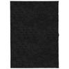 VidaXL Shaggy Rug with Long Pile, Floor Carpet, Area Rug, Rug for Living Room Bedroom Hallway, Modern Black 375279