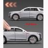 1/24 HONGQI E-HS9 SUV Legering New Energy Bilmodell Diecast Metal Leksaksfordon Bilmodell Simulering Ljud och ljus Barnpresenter