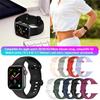 5 Pcs Soft Replacement Strap Compatible for Apple Watch 38 40 42 44mm Smart Watch Wristband Compatible for iWatch