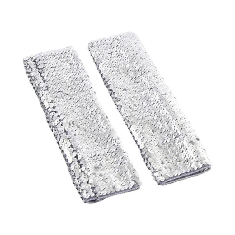 Elegant Glittering Sequins Arm Covers Elastic Arm Sleeves For Carnivals Party And Music Festival Dressingup Props