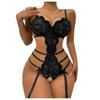 Sexy Lingerie Porno Women Plus Size Underwear Erotic Sleepwear Bra Set Lace Lenceria Sexi Female Baby Doll Nightwear Exotic
