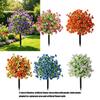 Realistic Flower Stake 22Inch High Artificial Plant Outdoor Plastic Flower For Garden Patio Front Porch Yard Landscaping