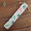 1pc Eco Friendly Canvas Drawstring Pouch Japanese Style for Chopsticks Spoon Straw Home Kitchen Travel Organizer