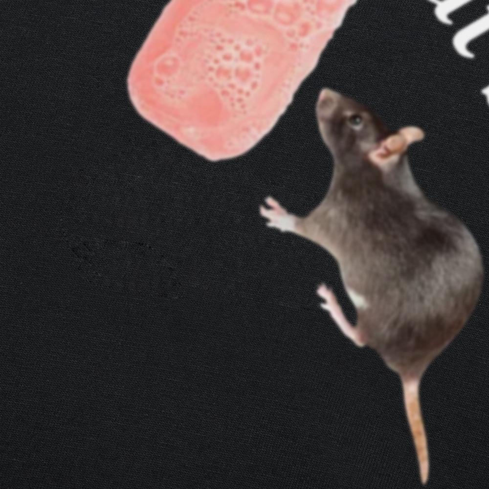 I Eat Soap Rat Funny Meme T Shirt Men's Fashion Vintage O-Neck Short Sleeve T-shirts Casual Cotton Oversized TShirts Streetwear