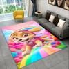 Cartoon P-Patrol Cute Dog Carpet Rug for Playroom Bedroom Living Room Sofa Home Decor,kid Game Area Rug Non-slip Floor Mat