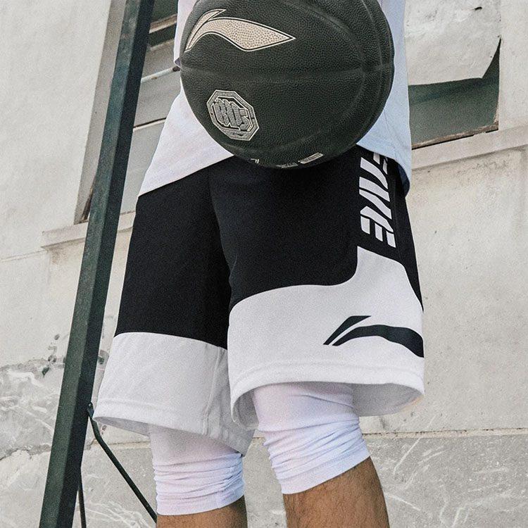 Li Ning Sports Shorts Men's Black Ivory Moderate AAPT045-1