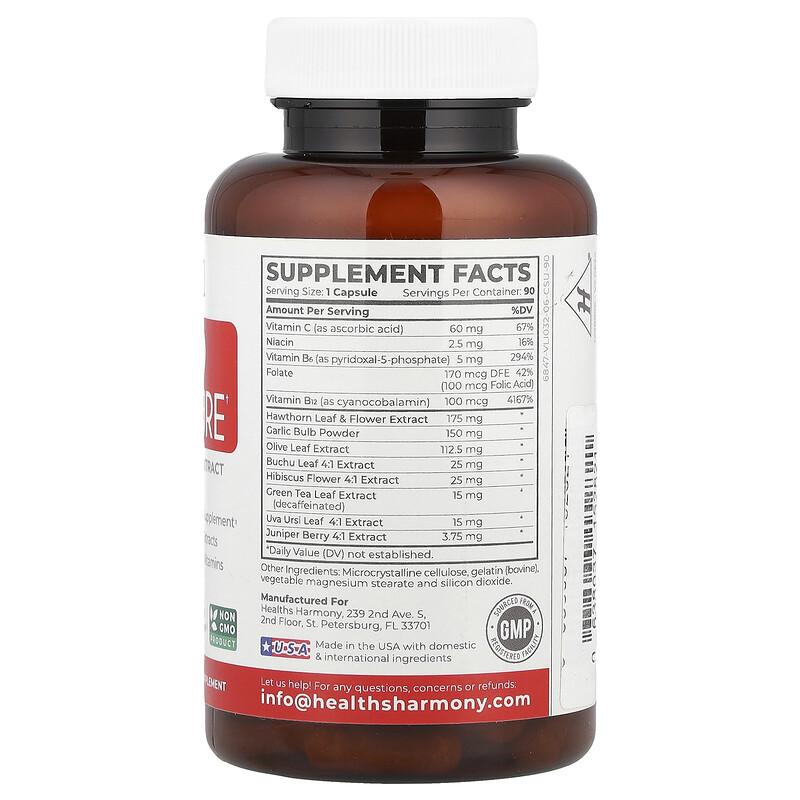 Blood Pressure with Hawthorn Extract, 90 Capsules