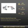 2PCS Rear Tail Number Plate Lamps Upgrade Error-Free Lighting Assembly for Honda CR-V Fit Odyssey Jazz HRV FRV CR-V Stream