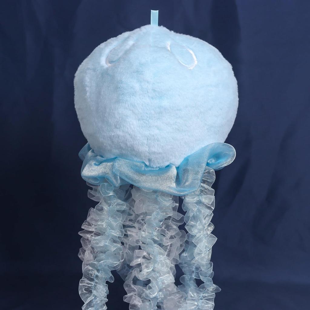 Takeoff Plush Toy Sweet Jelly M Blue (Jellyfish)