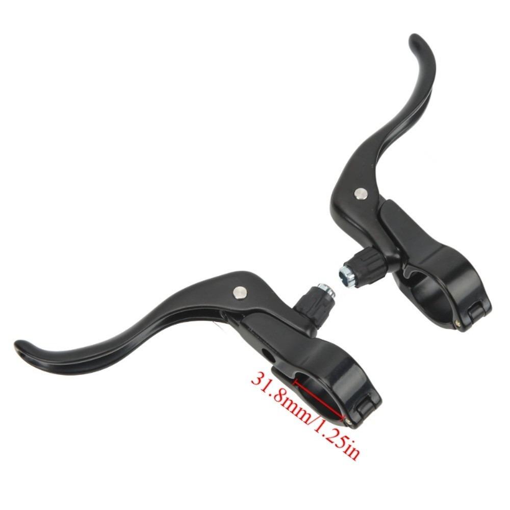 

1 Pair Ergonomic Bike Brake Lever 22.2/31.8mm Diameter Bike Brake Level Handles Stable Braking 31.8mm