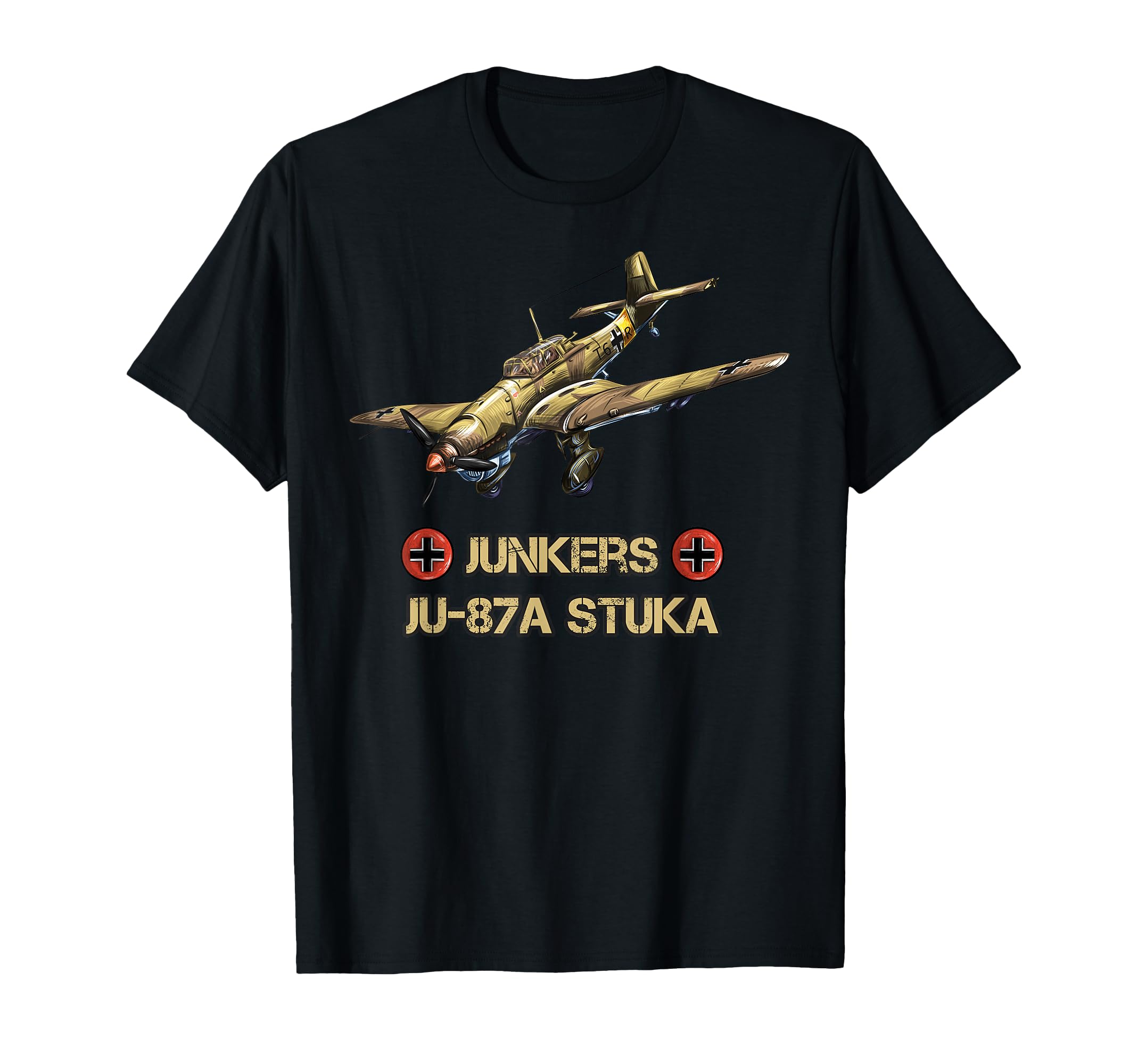 Aircraft Junkers JU-87A German Fighter-Bomber T-Shirt