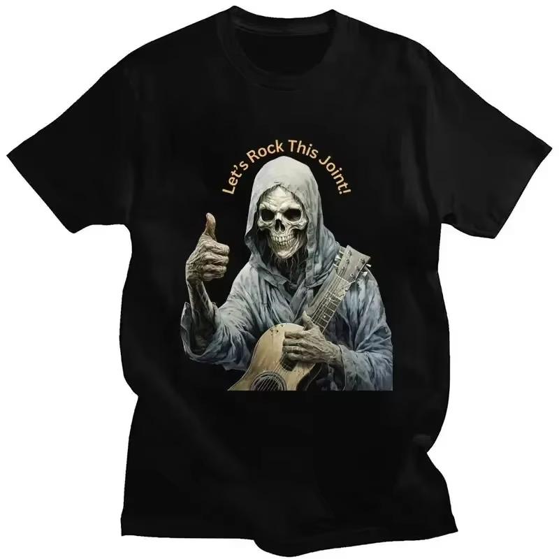 Ich habe Angst, mit Frauen zu reden T-Shirts Harter Skelett Meme Männer Frauen Print T-Shirt Baumwoll-T-Shirt Übergroßes Kurzarm-T-Shirt