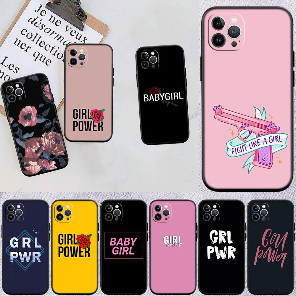 PP38 Girl Power Fight Soft Shell Phone Case for Samsung Galaxy Note 10 20 S23 S24 S25 Ultra FE Plus Edge Lite A02S A35 A07 A17