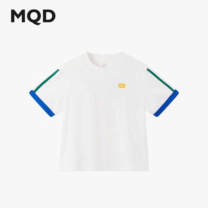MQD Boys Cooling Cartoon Color Block Short Sleeve T-Shirt 140cm