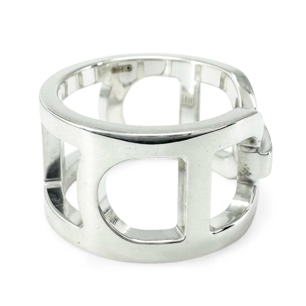 Great HERMES Ring Ever Shane Dunkle Silver AG925 Women Used
