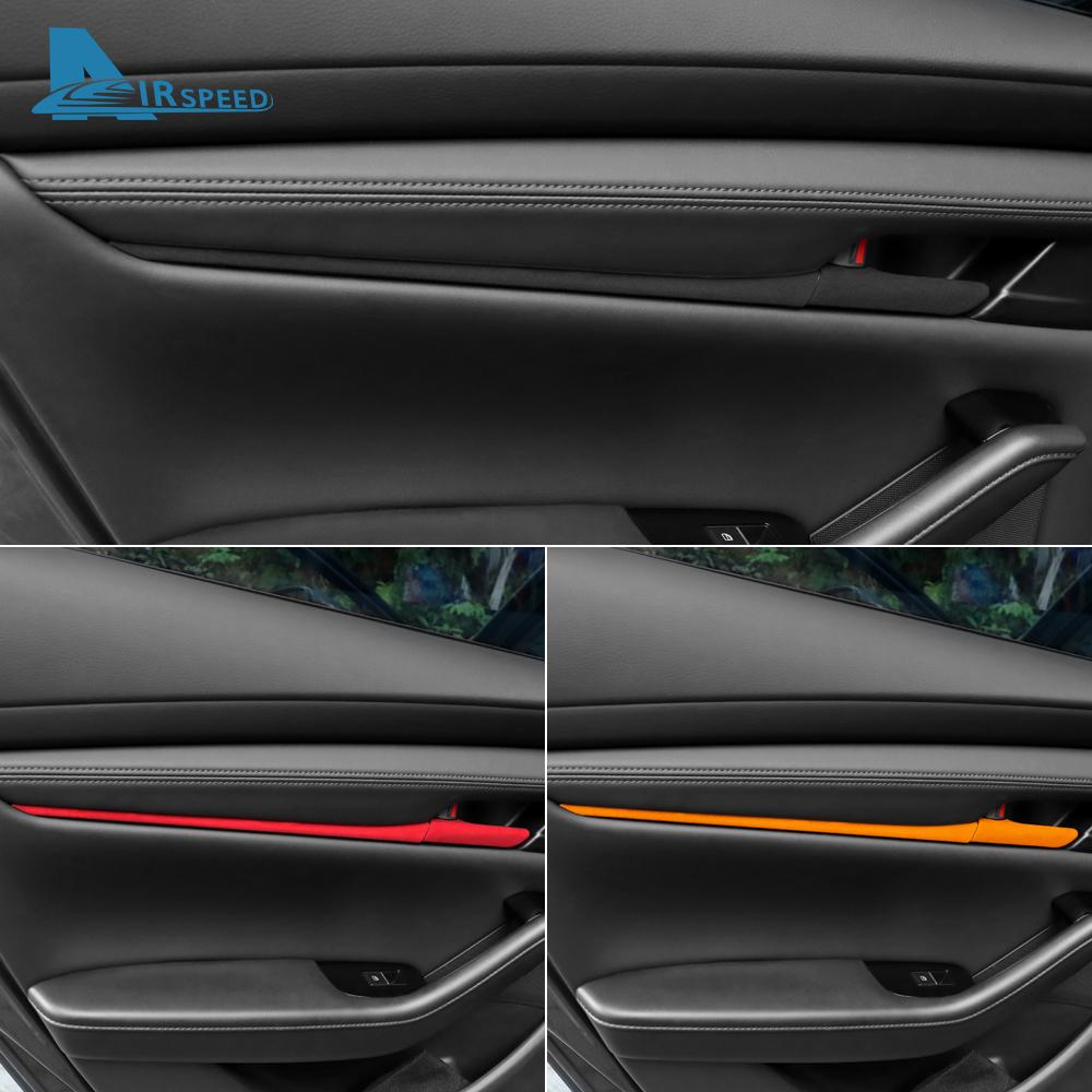 Top Suede Trim LHD RHD Sticker For Mazda 3 BP M3 Axela 2019 2020 2025 2025 2025 2025 2025 Car Door Handle Interior Accessories