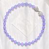Wind Retro Natural Chalcedony Imitation Jadeite Violet Quartz Rock Design Sense Collarbone Chain Necklace, Guarantee