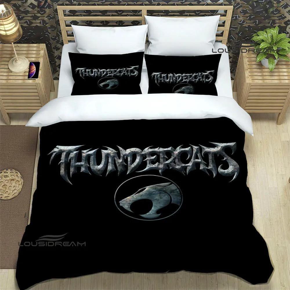 Thundercats Anime Printed Bedding Sets Exquisite Bed Supplies Set Duvet Cover Bed Comforter Set Bedding Set Luxury Birthday Gift