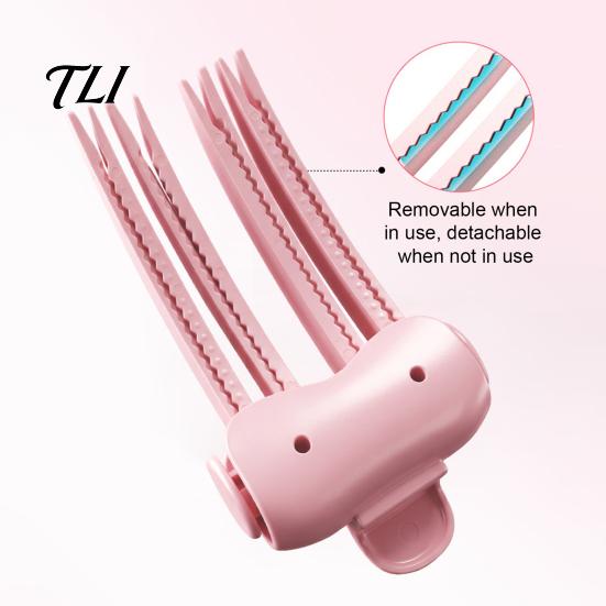 Wireless Hair Root Lifter Heated Volumizing Lift Clip, 2 Temperature Adjustable Fine Flat Fast Heating Tool Styling Comb, Electric Clip for Men Women