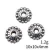 Small Hole Alloy Spacer Beads Multi Pattern Antique Metal Loose Beads For DIY Jewelry Bracelet Making For