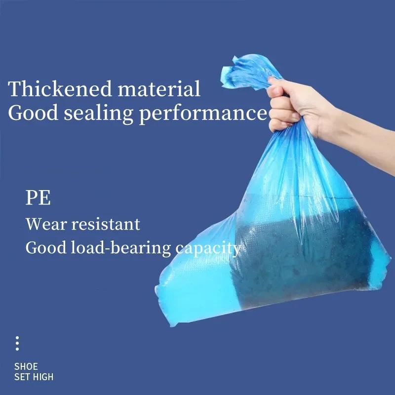 1/3/5Pairs Disposable Shoe Boots Rain Waterproof Shoes Cover Men Ms. Plastics Thickened Wear-resistant Isolation Foot Cover