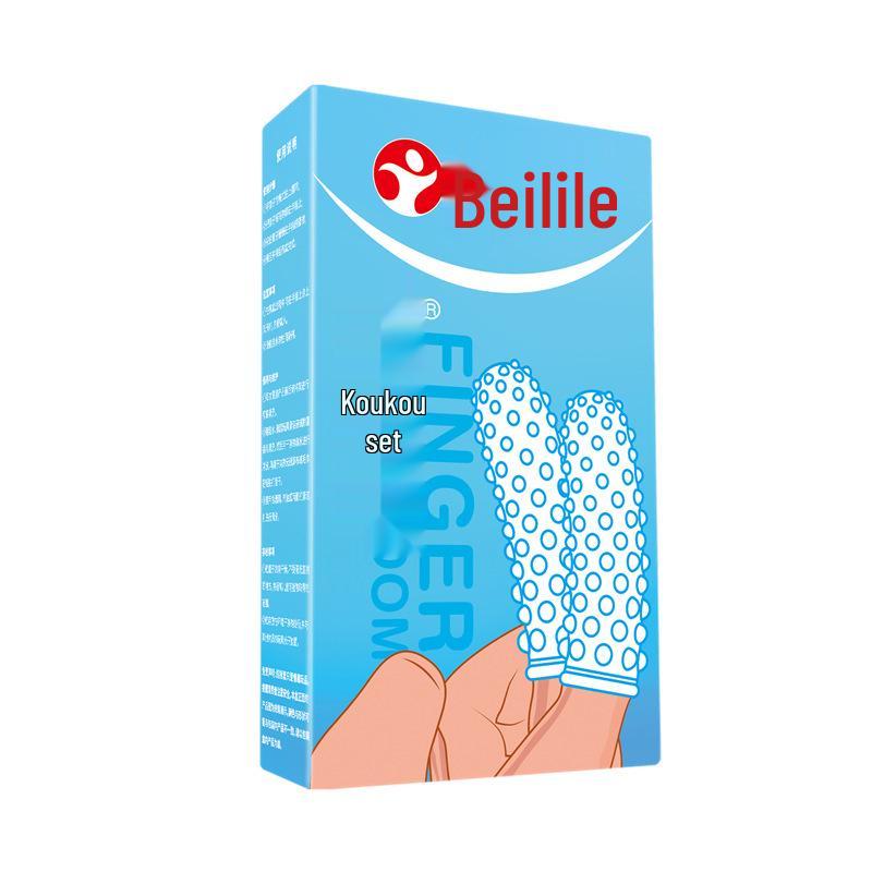 Beilile Ultra-Thin Luminous Vibrating Condoms with Textured G-Spot Design