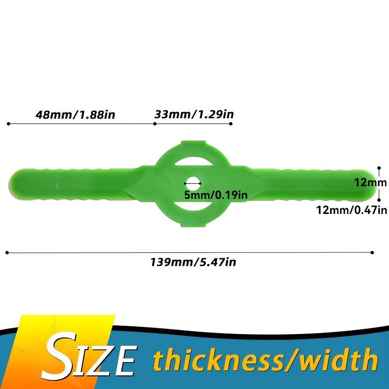 One line lawn mower plastic blade garden mowing blade lawn mowing plastic lawn mower accessories