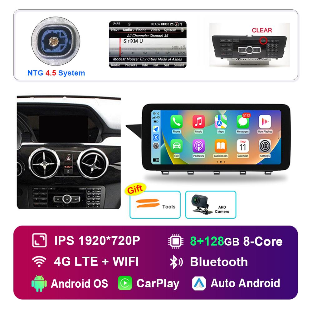 12.3'' for Mercedes Benz GLK Class X204 2008 - 2015 NTG 4.0 4.5 System Android Car Radio Multimedia Player HD Touch Screen