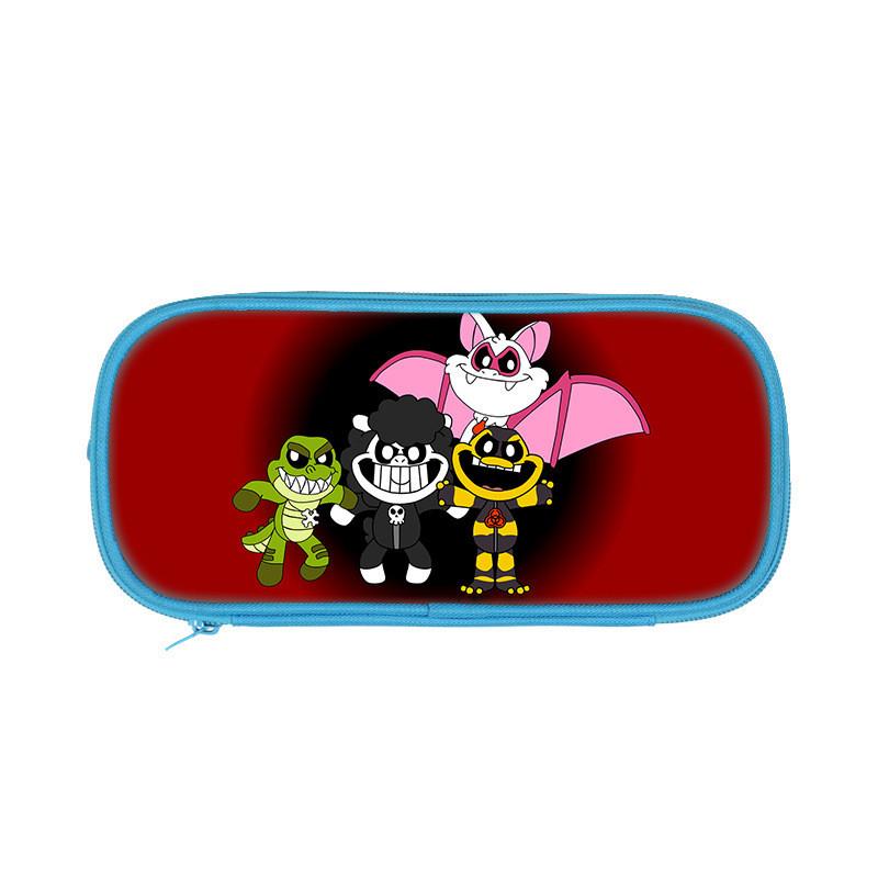 Nightmare Critters Double Layer Pencil Case With Nylon Material For Students And Kids