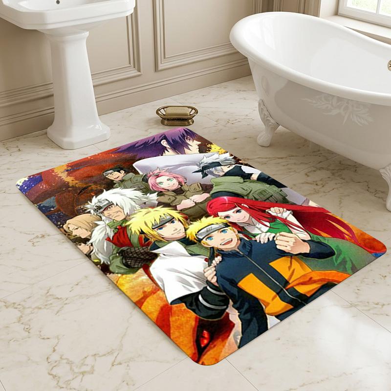Naruto World Living Room Nonslip Area Rug Soft Carpet For Bedroom Game Playroom Sofa Office Home Decor Doormat Christmas Gift C9301134