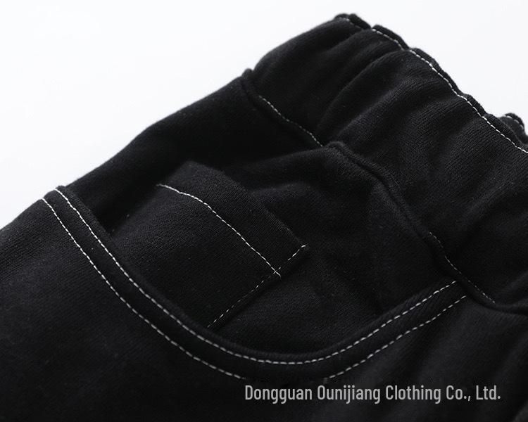 Korean High Waist Drawstring Sweatpants for Women - Casual Loose-Fit Streetwear Straight Trousers