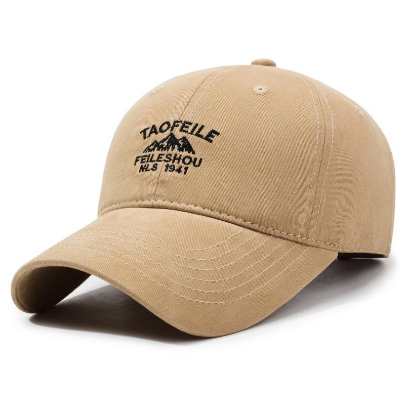 Baseball Cap Women Retro Outdoor Sports Cap Spring Autumn Men's Letter Embroidery Cap