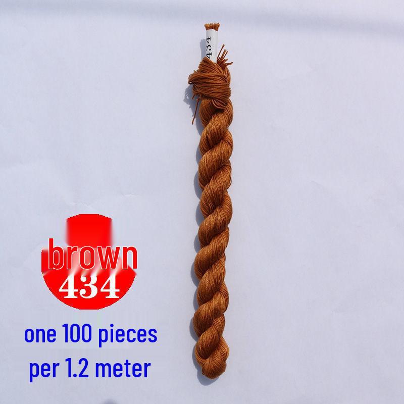 Baumwoll-Kreuzstich-Stickgarn: Handgefertigte Einlegesohlen, Dickes Nähgarn, Eine Farbe pro Stück