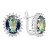Silberohrringe mit Mystic Topas 4.228ct (2203872)