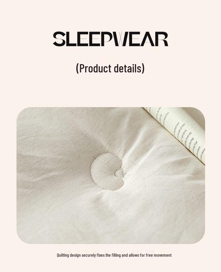 Warme Winterdecke: Superweiche Baumwoll-Leinen-Mischung mit Sojabohnenfaser