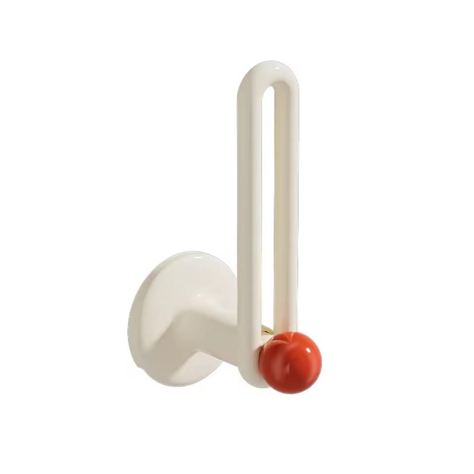 L-Shape Hook Punch-Free Wall Mounted Hanger For Hair Hoop Coats Hats Towels Clothes Hook Kitchen Bathroom Hanging Accessories