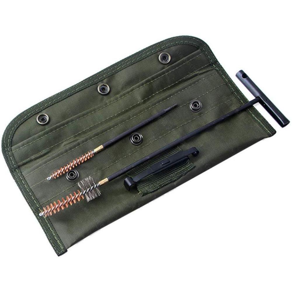 Ar15 rengjøringsbørstepistol vedlikeholdsverktøy børste pistolbørste 5,6 mm diameter børste multifunksjonell AR-serien M16 rengjørings- og vedlikeholdsverktøybørste