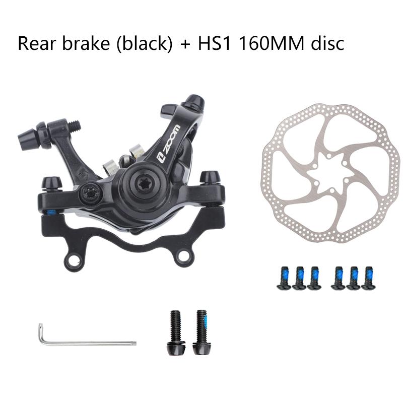 ZOOM DB680 Bicycle Brakes Mtb Mechanical Disc Brake Set For Mountain Bike Electric Scooter Caliper With Rotor 160mm Cycling
