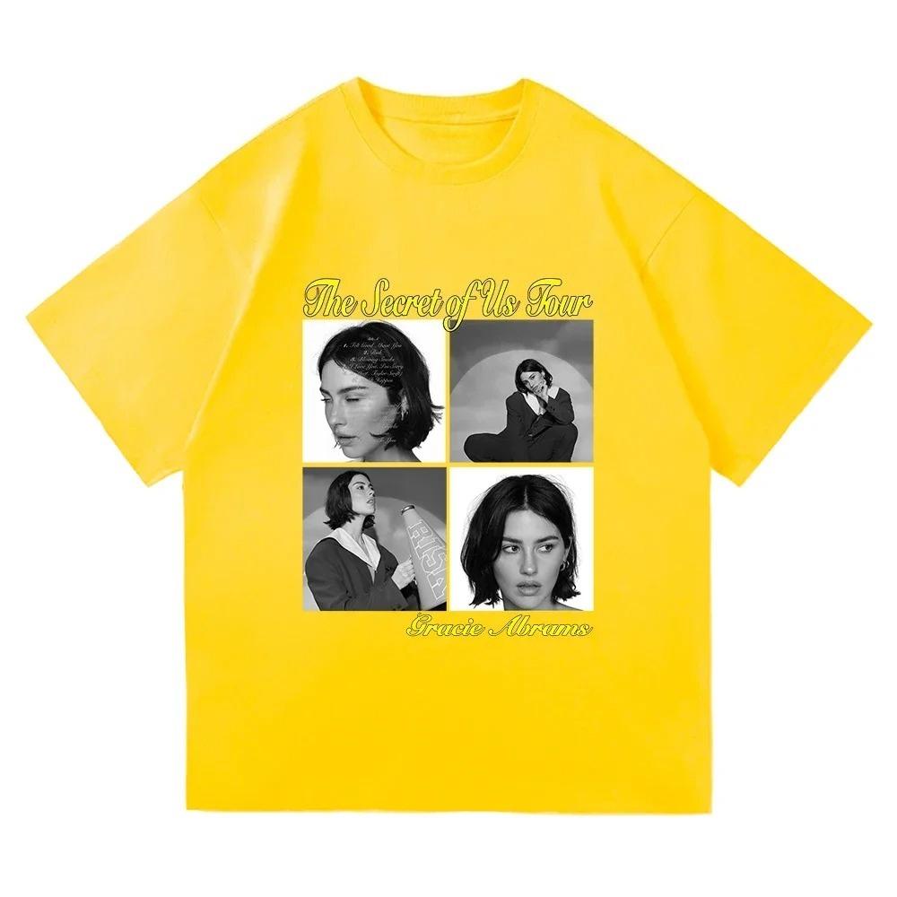 

2026 Gracie Abrams Risk The Secret of Us The Eras Tour T Shirt Unisex_Women Aesthetic Retro T-Shirt Unisex New Album Tees Shirts 4XL