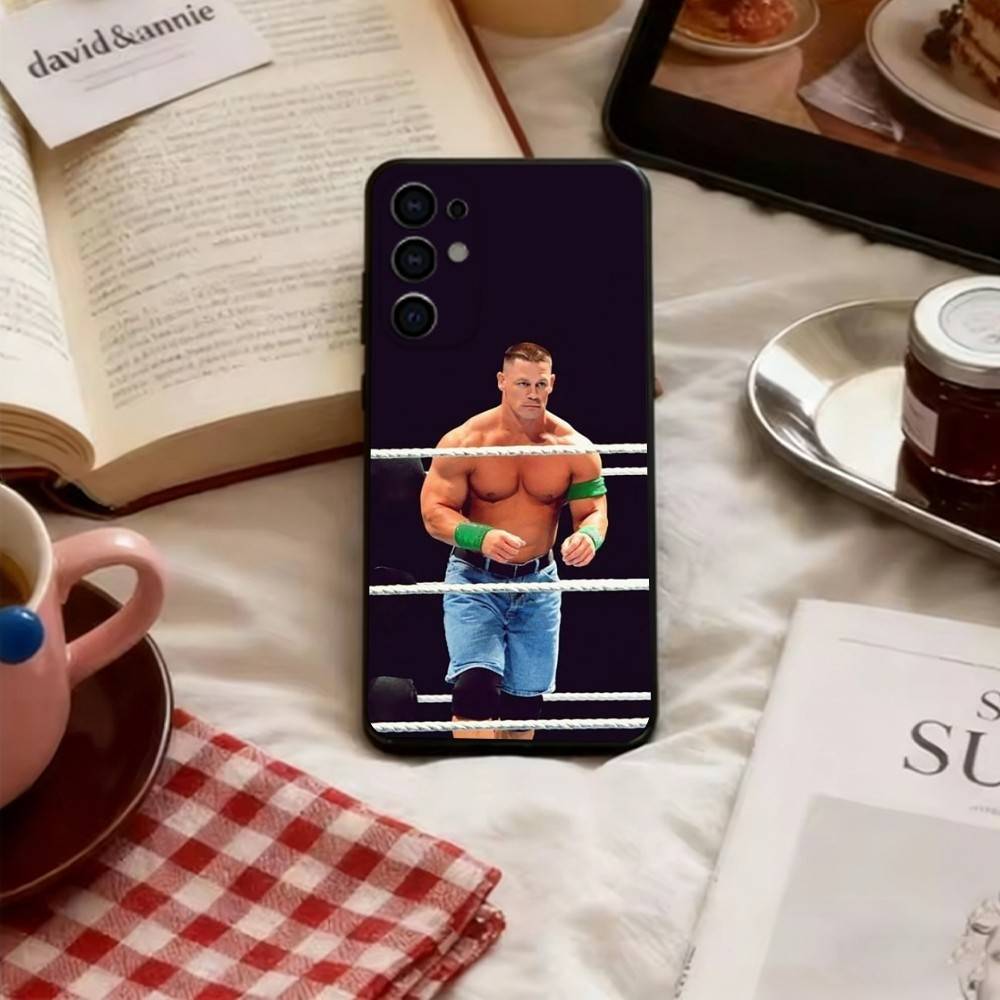 Wrestler John Cena Phone Case Soft black For Samsung S25,S24,S21,S22,S23,S30,Ultra,S20,Plus,Fe,Lite