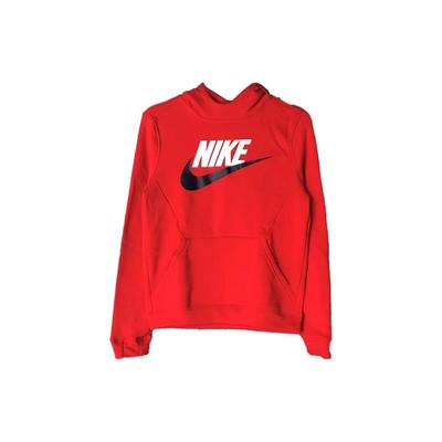 Nike Kinder Logo Print Sportlich Lässig Strick Hoodie Kinder Hoodies Rot CV9336-657