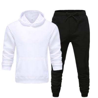 Men/women Sportswear Sets Autumn Winter Brand Hooded Sweatshirt Thick Casual Tracksuit Men 2 Piece Hoodies + Pants Men Clothing