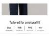 Women's High-Waist Elastic Straight Jeans, Spring/Autumn 2025 - Slimming 8/9-Length Cigarette Pants