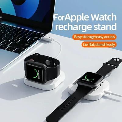 Watch Wireless Charger Stand For Apple Watch Series 9/8/ Iwatch 7/6 Samsung Galaxy Watch 5 4 Active Magnet Fast Charging Station