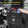 Car Backseat Storage Box Back Seat Organizer Hanging Storage Bag For Tesla Model 3 Model S Model X Model Y Roadster Bonina Coil