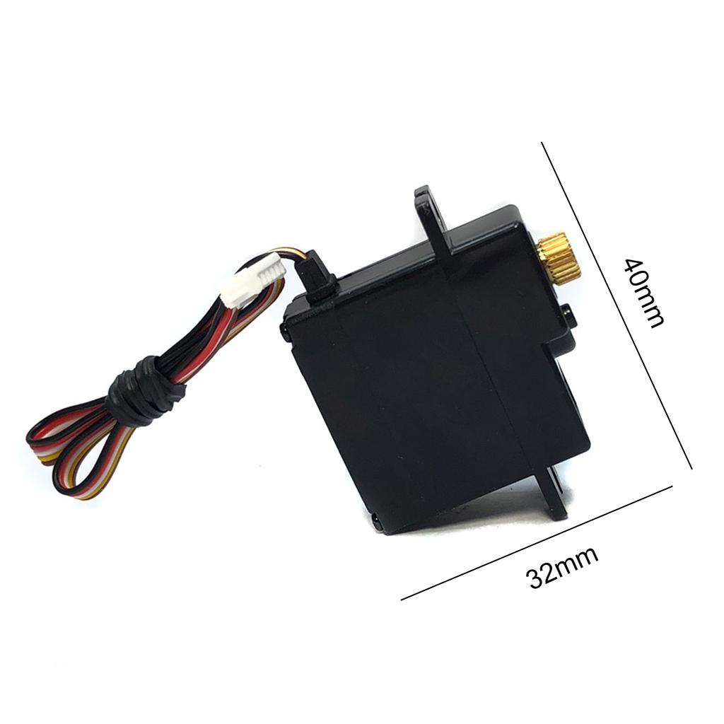 Metal Gear Digital Core Servo 5-wire Digital Servo RC Car Upgrade Parts Metal Gear Torque Servo High-accuracy for Wltoys